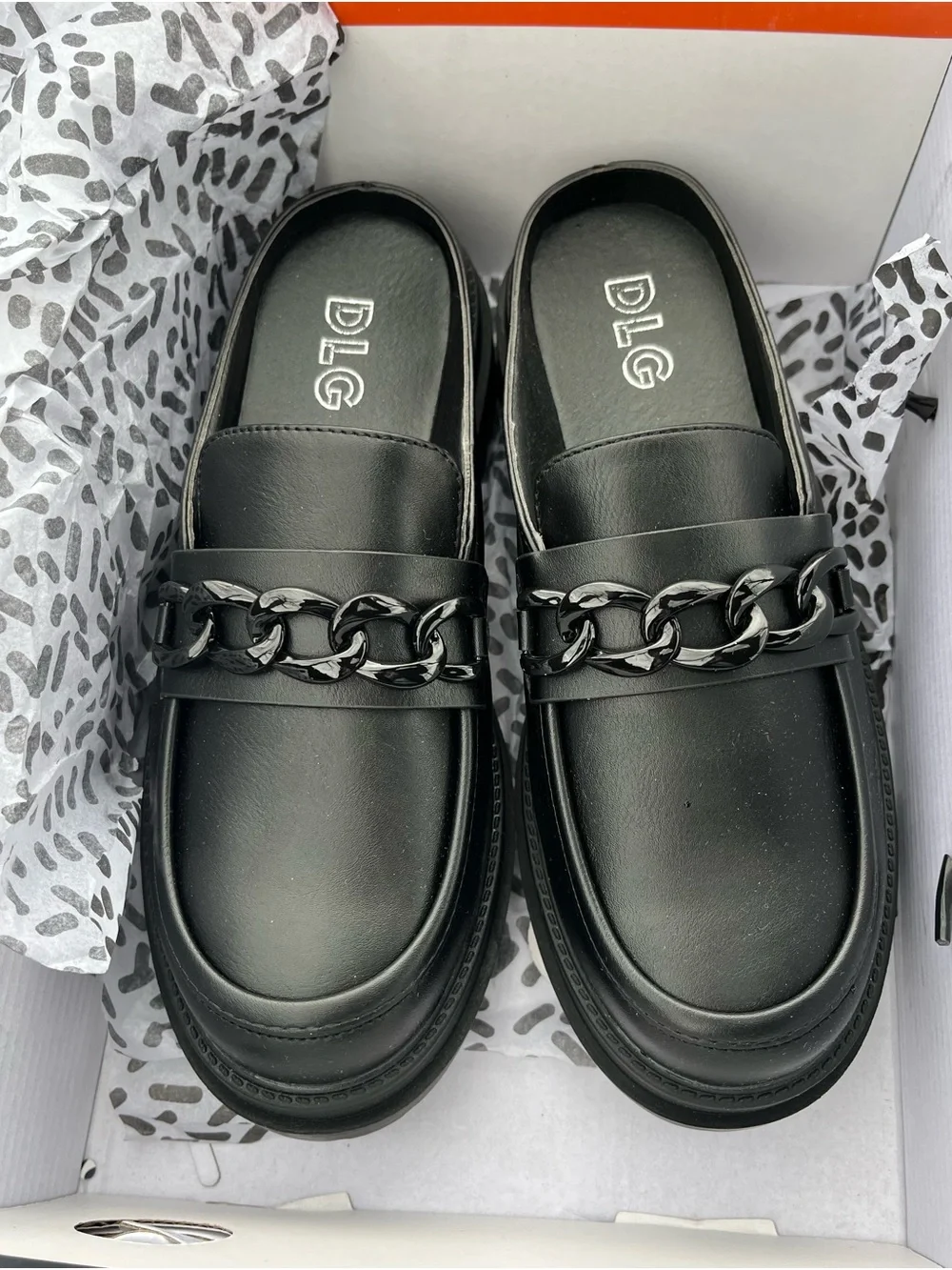 Black Platform Loafers for Women Size US 7 - Picture 1 of 12